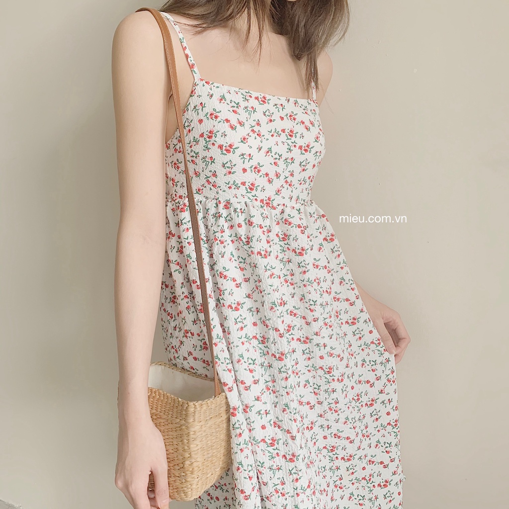 ĐẦM HAI DÂY DÁNG XÓE BUBY DRESS