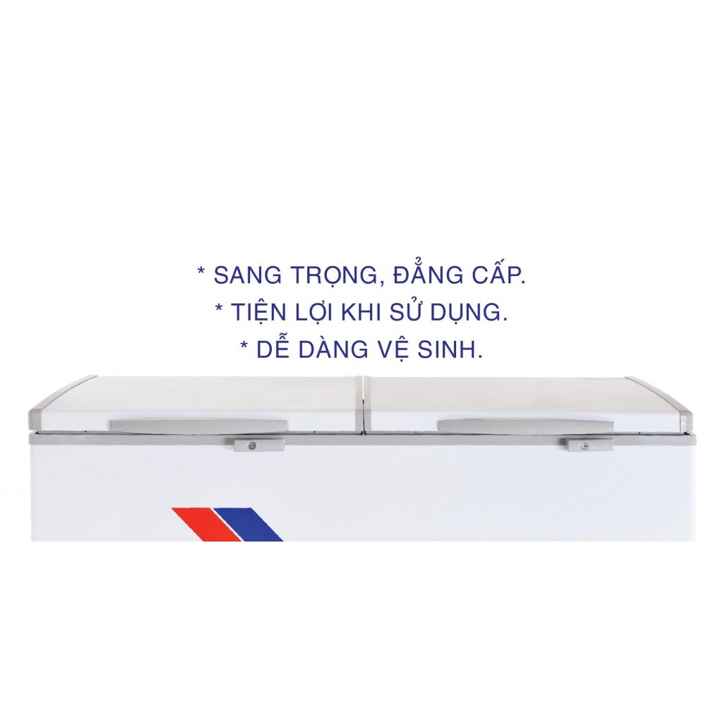 Tủ đông SANAKY 195 lít VH-2599W1 - 1 NGĂN ĐÔNG 1 NGĂN MÁT, DÀN LẠNH ĐỒNG, MIỄN PHÍ GIAO HÀNG HCM.