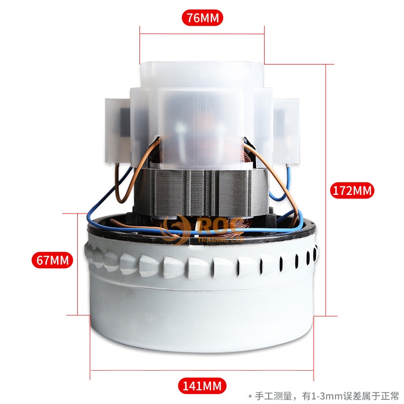 Động cơ 1800W Clepro 100% lõi đồng, siêu bền, hút cực mạnh - Motor 1800W