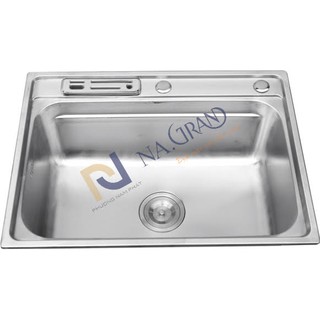 Combo chậu rửa chén bát inox 304 cao cấp n36 tặng bộ xả chậu inox 304