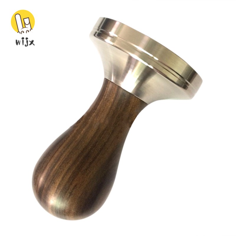 Tamper nén cà phê 51mm thiết kế có tay cầm bằng gỗ đàn hương