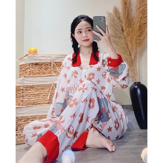 Bộ Ngủ Pijama Lụa Mango Cổ Sen  -Loại 1 ( có video+Ảnh)