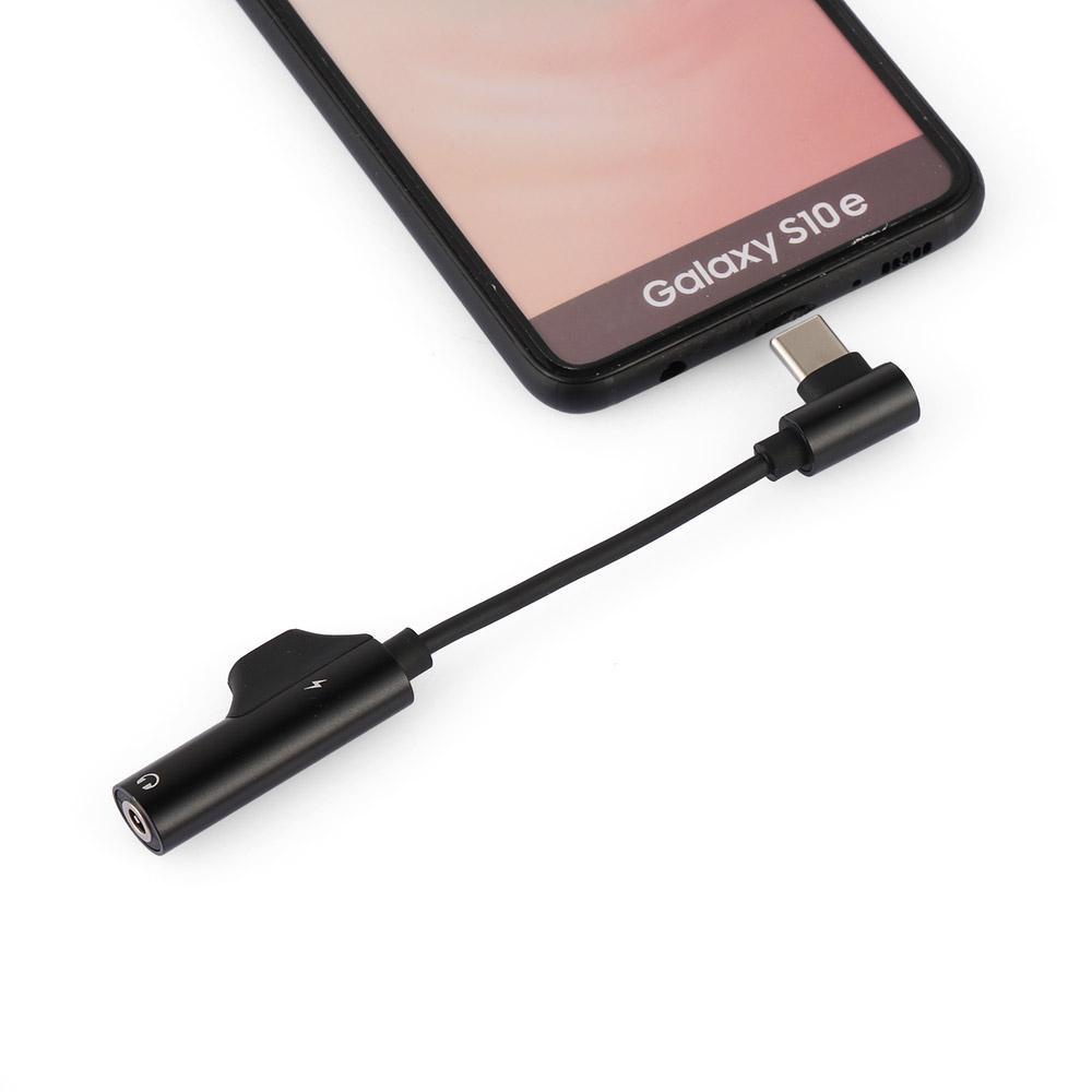 BEBETTERM Đầu Chia Cổng Type-C Sang Cổng USB 3.5mm Cho Samsung S10 S9 Huawei Mate20