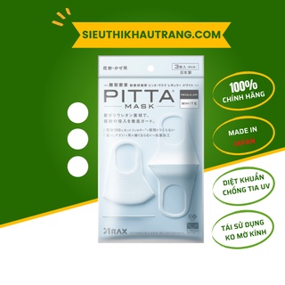 [Chính Hãng] Khẩu Trang Pitta Mask Nội Địa Nhật Bản - Pitta Mask Màu Trắng