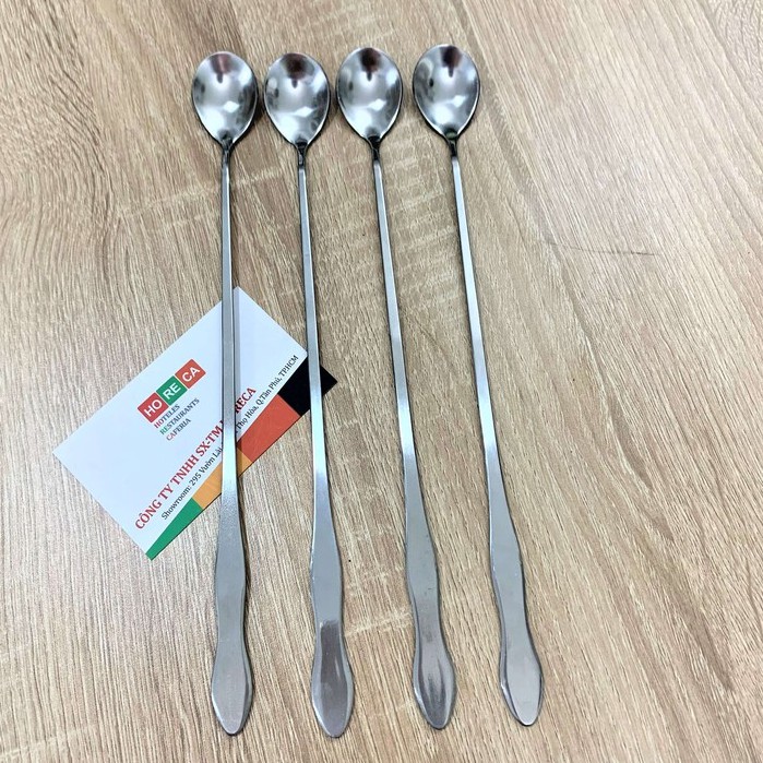 Muỗng pha chế - BAR SPOON (thìa khuấy, muỗng inox cán dài) - 26cm