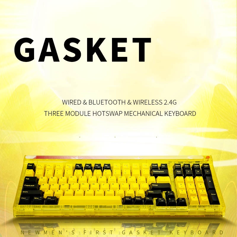 Bàn phím cơ không dây Newmen GM980 Sun Gasket I Layout 100 I Wireless I Bluetooth I USB Type C