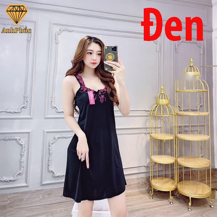 Đầm ngủ thun lạnh phối ren mặc mát Anh Phúc + Đầm Bản Ren | BigBuy360 - bigbuy360.vn