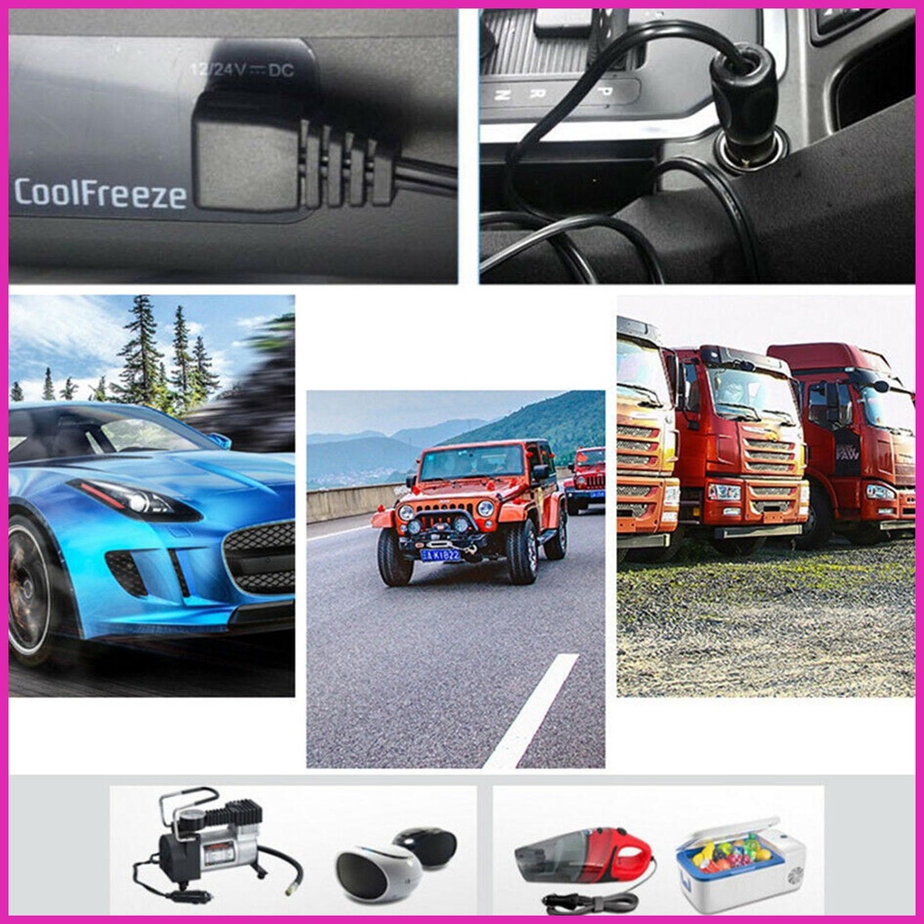 Dây Cáp Nguồn 12V Chuyên Dụng Cho Tủ Lạnh Xe Hơi