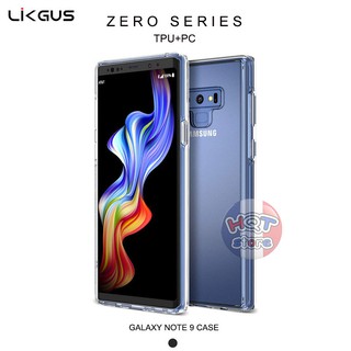 Ốp lưng chống sốc trong suốt viền dẻo Likgus Zero cho Note 9