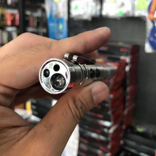 Đèn Pin Inox 3 Trong 1 (Đèn Pin - Laze - Soi Tiền)