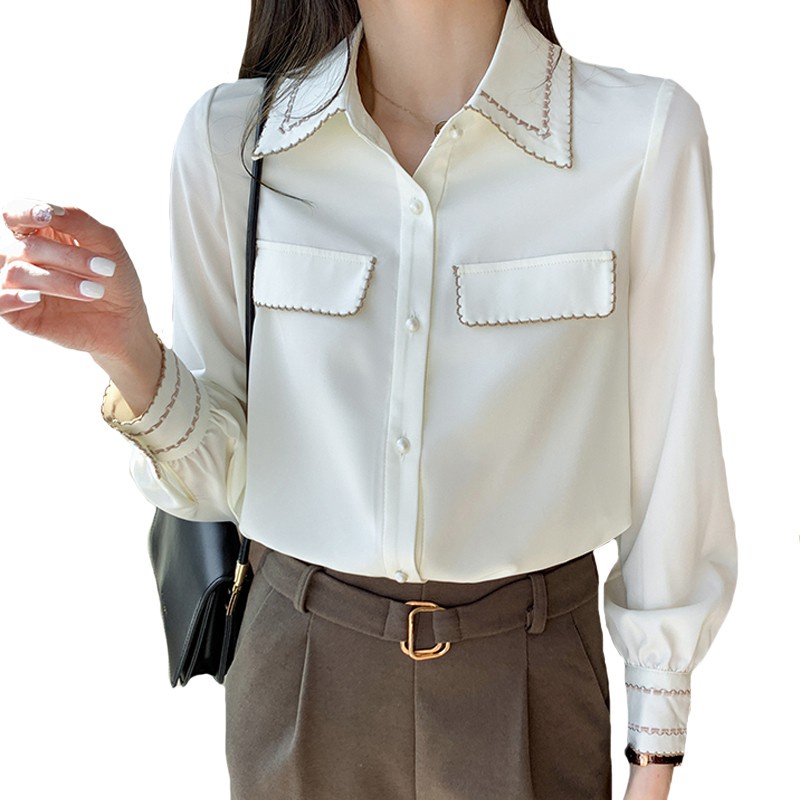 Áo Sơ Mi Trắng Thời Trang Mùa Xuân Thanh Lịch 2021 | BigBuy360 - bigbuy360.vn