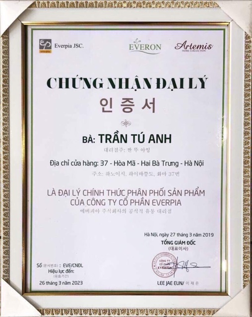 ruột gối ôm EVERON