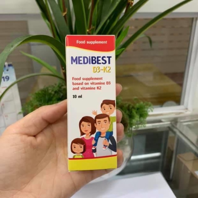 Medibest D3-K2- giúp hấp thu và tăng cường chuyển hóa canxi vào xương cho xương chắc khỏe