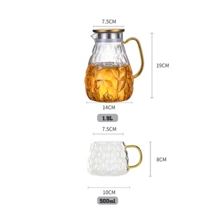 BỘ BÌNH 6 CỐC THỦY TINH CAO CẤP