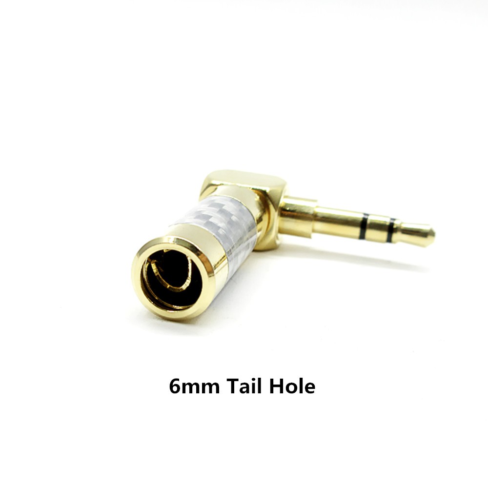 Set 4 đầu cắm tai nghe hình chữ L mạ vàng hàng chất lượng cao