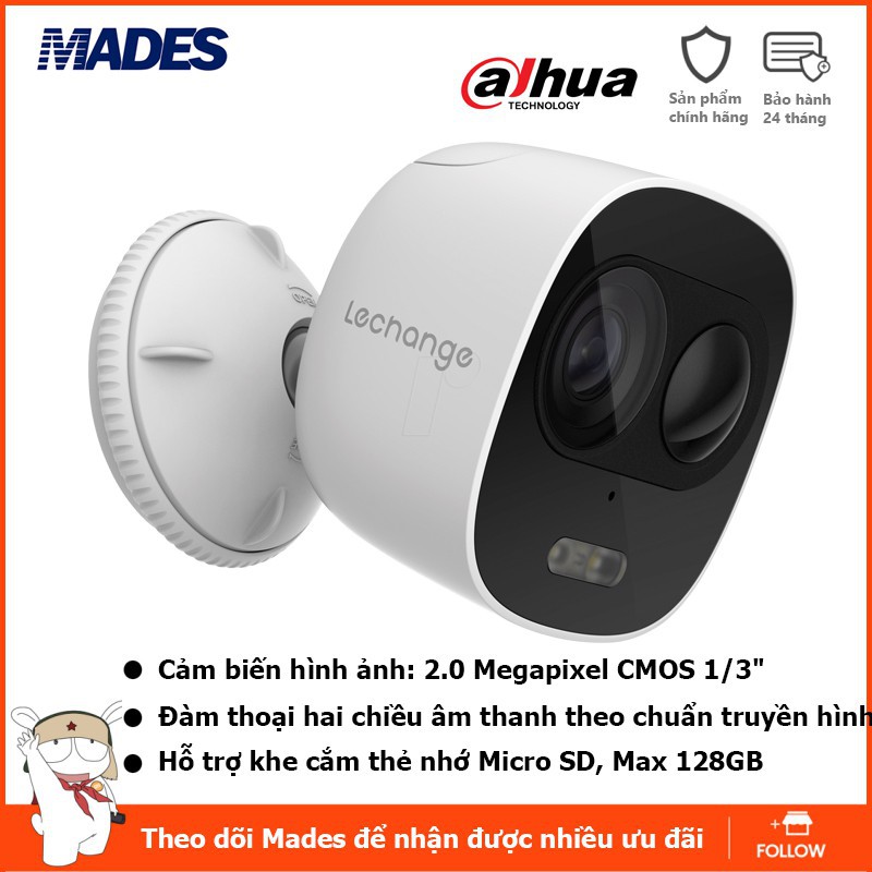 Camera IP hồng ngoại không dây 2 Megapixel DAHUA DH-IPC-C26EP