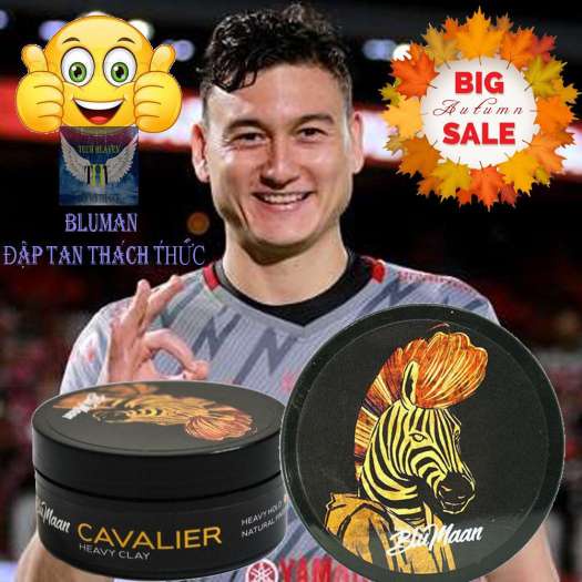 Sáp Vuốt Tóc Blumaan Cavalier Clay (Ngựa Vằn) Giữ Nếp Cực Mạnh