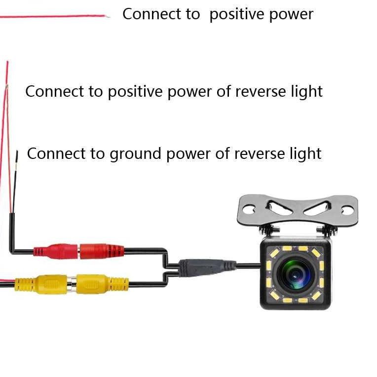 ☼ Camera chiếu hậu 12 bóng LED chống nước cho xe hơi ☑ | BigBuy360 - bigbuy360.vn