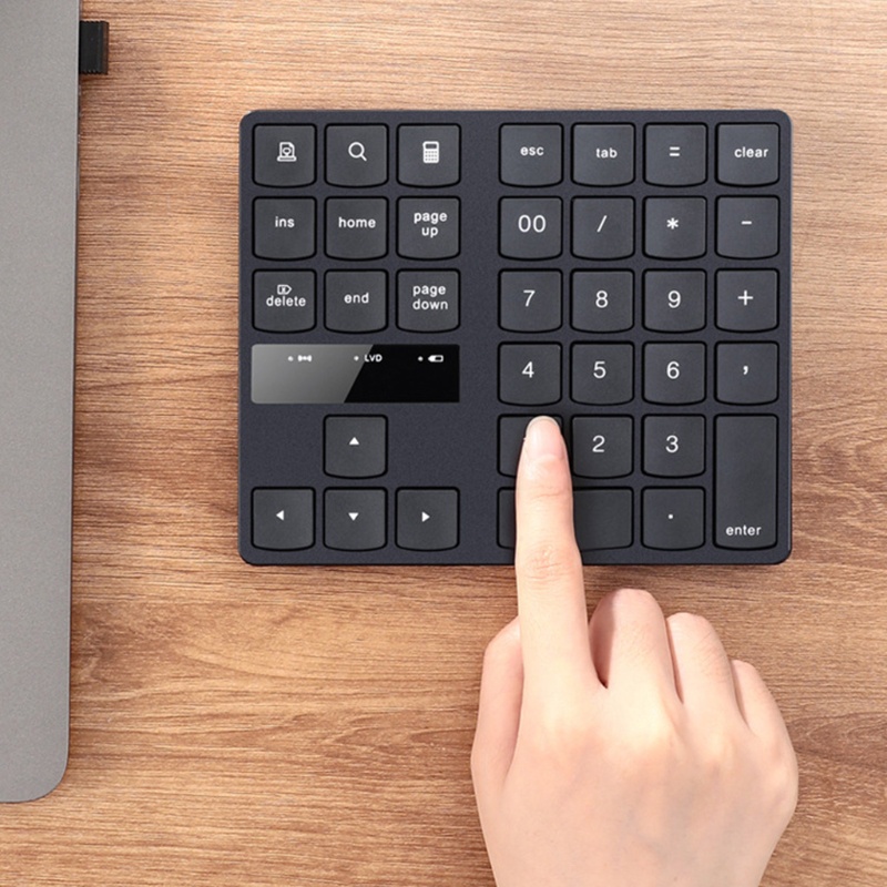 Bàn Phím Số Mini 35 Phím 2 4G Sạc USB Đa Năng