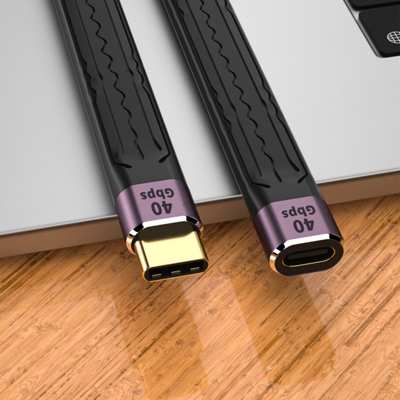 Dây Cáp Sạc Đồng Bộ Dữ Liệu USB Loại C 40Gbps Cho Laptop/Điện Thoại Di Động