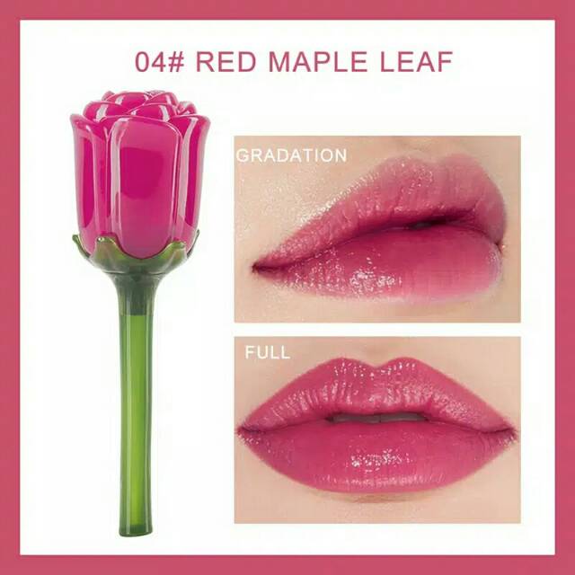 (Hàng Mới Về) Son Môi Dưỡng Ẩm Thiết Kế Vỏ Son Họa Tiết Hoa Xinh Xắn