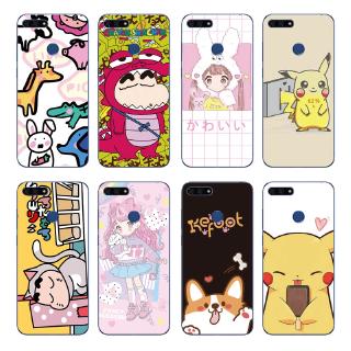 Ốp điện thoại hoạ tiết Pikachu cho Huawei Y6 2018 /Enjoy 8E /Honor 7A/Y6 Prime 2018