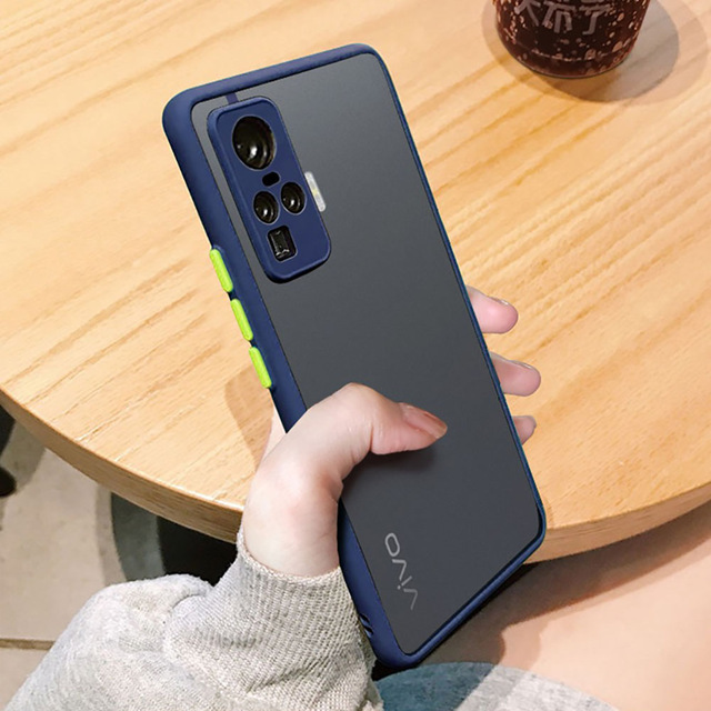 Ốp điện thoại nhám chống sốc cho VIVO Y21 Y21s Y33s V21 Y15s Y15a Y53s Y72 5G Y12 Y15
