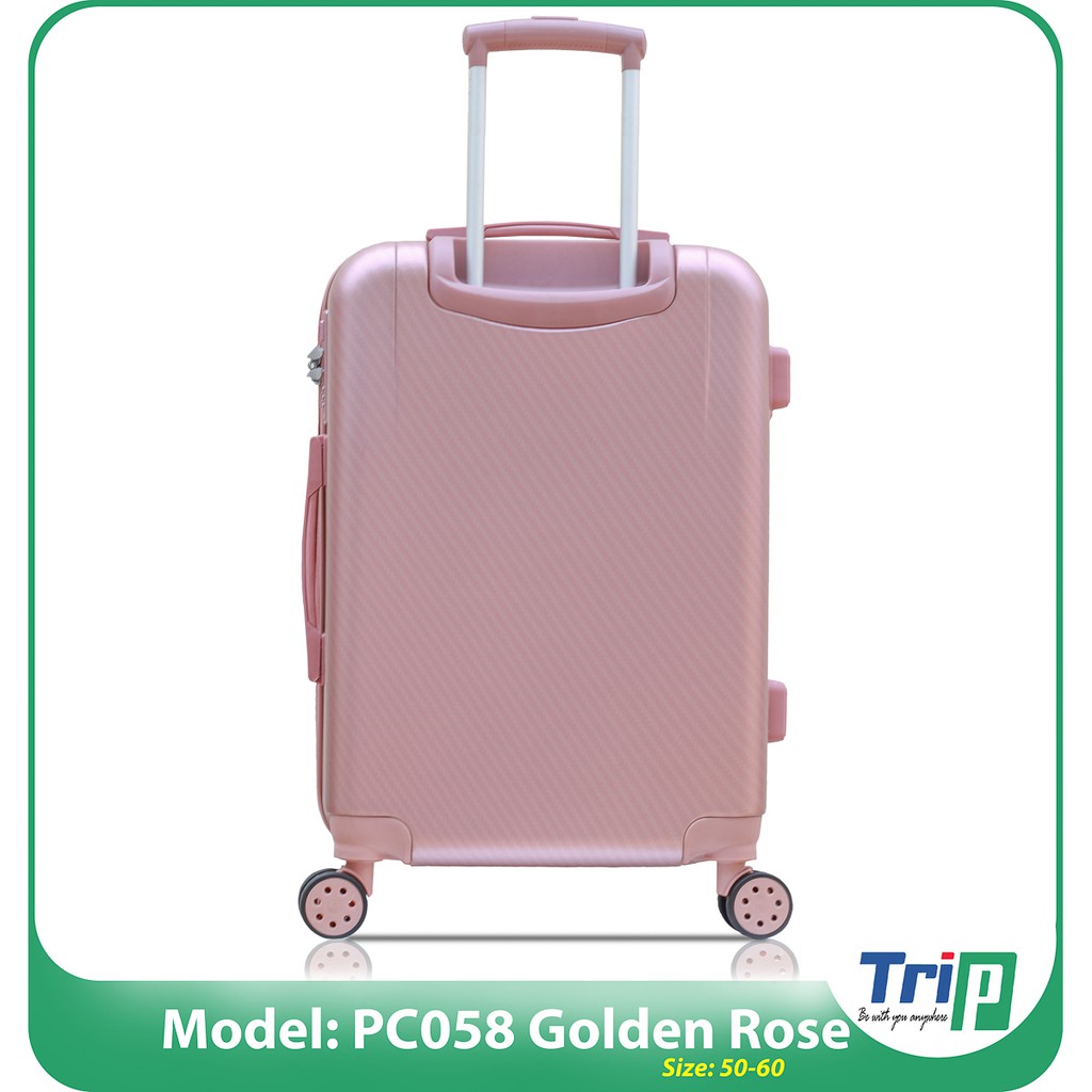 Vali Chống Trộm TRIP PC058 - Size 22inch - Màu Vàng Hồng