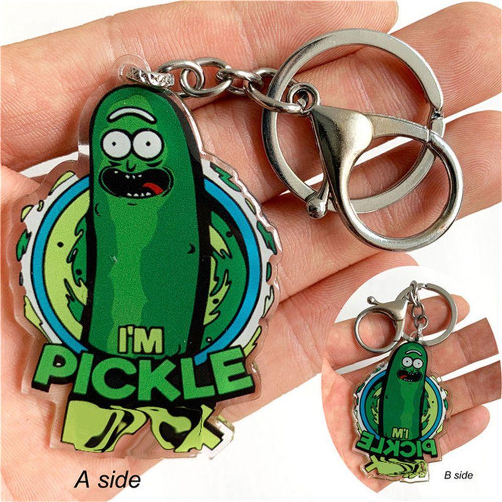 Móc Chìa Khóa / Túi Sưu Tầm Hoạt Hình Rick and Morty Dễ Thương