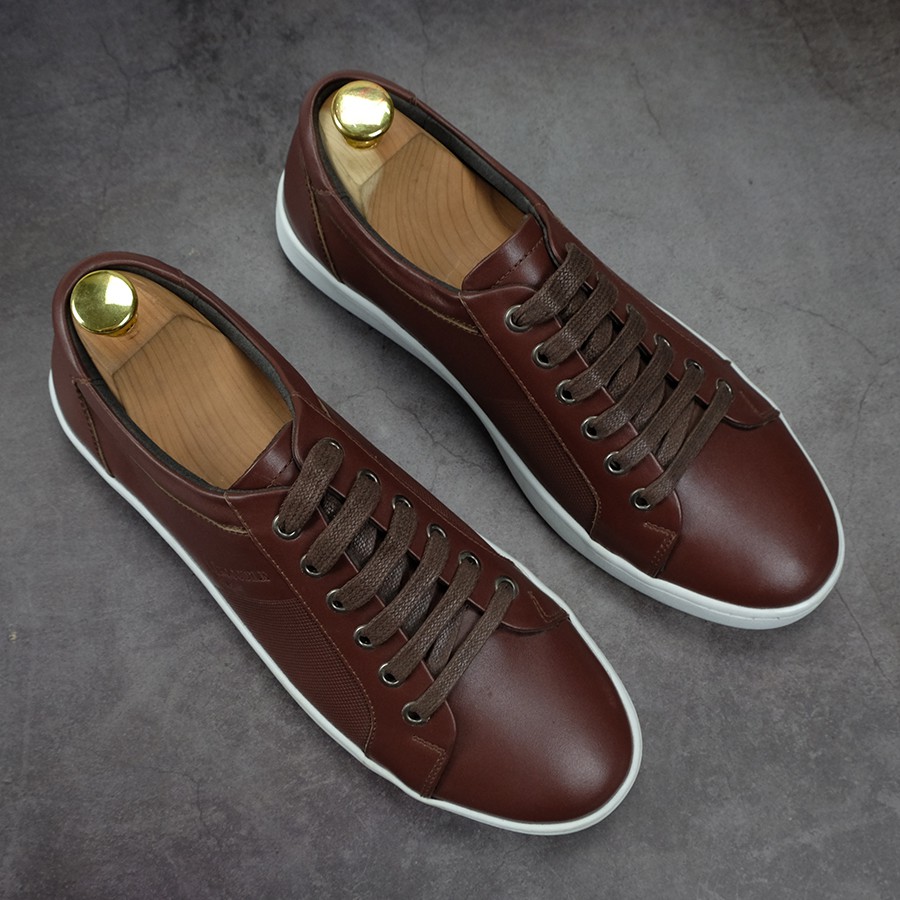 Giày sneaker thể thao nam Fu Khang đẹp kiểu dáng thời trang cho phái mạnh màu nâu GL36