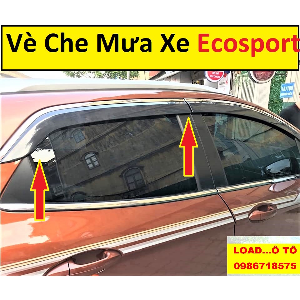 Vè Che Mưa Chỉ Inox Xe Ford Ecosport 2022-2018 Cao Cấp Nhất Thị Trường