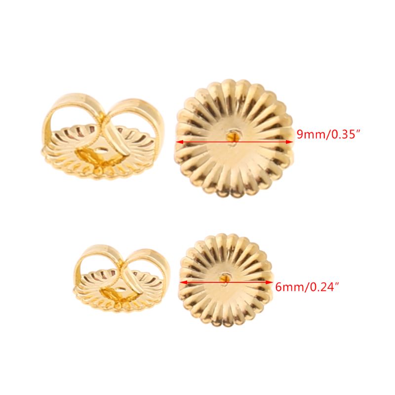 Set 100 Nút Tròn An Toàn Thay Thế Cho Bông Tai