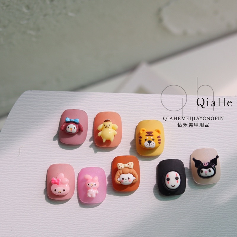 Charm nail hoạt hình siêu cute phụ kiện trang trí móng hoạt hình
