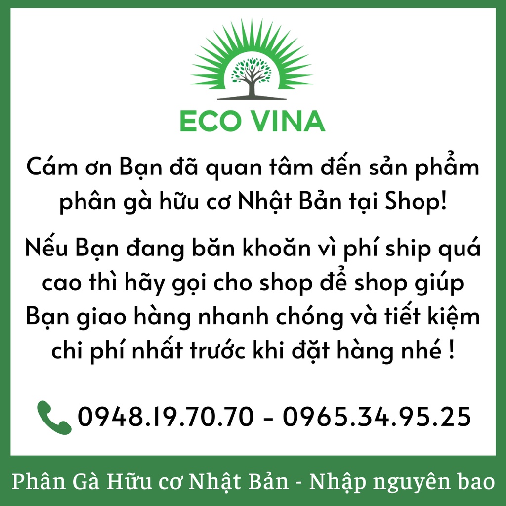 Phân bón hữu cơ viên nở nhập khẩu từ Nhật Bản  Phân gà lên men bón rau, hoa, cây cảnh ban công