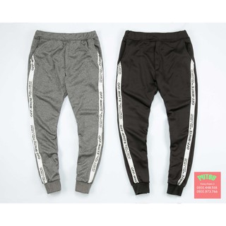 Quần jogger nam nữ offwhite