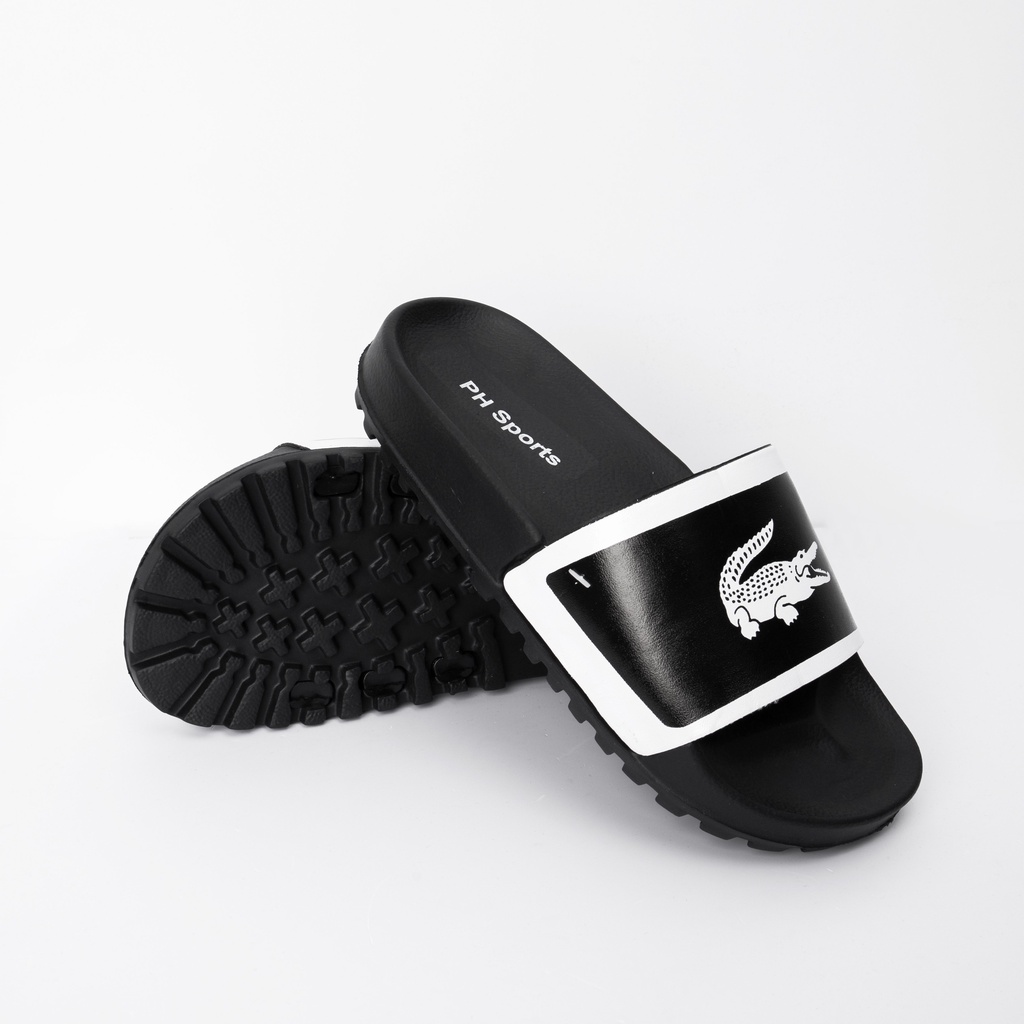 Dép quai ngang nam, nữ siêu nhẹ cá sấu LC D41