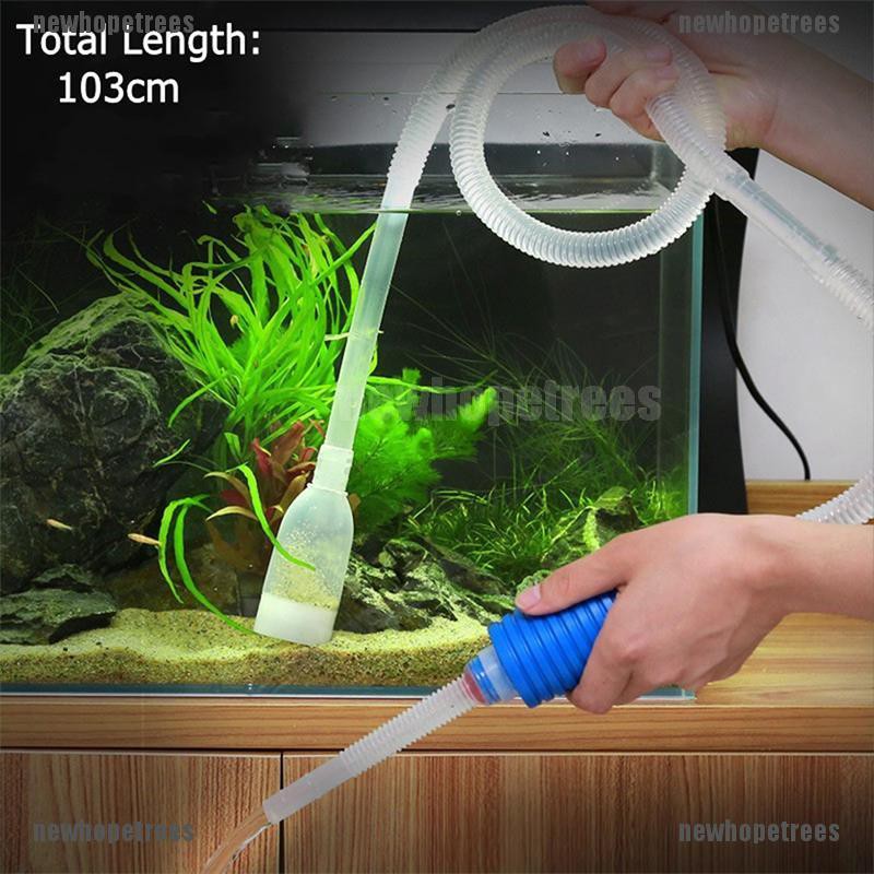 Ống bơm tay hút nước vệ sinh bể cá mới dài 103cm