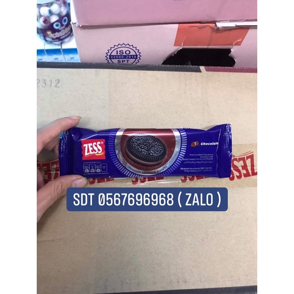 Bánh Quy Kẹp Kem Socola Hiệu Zess 264,6G