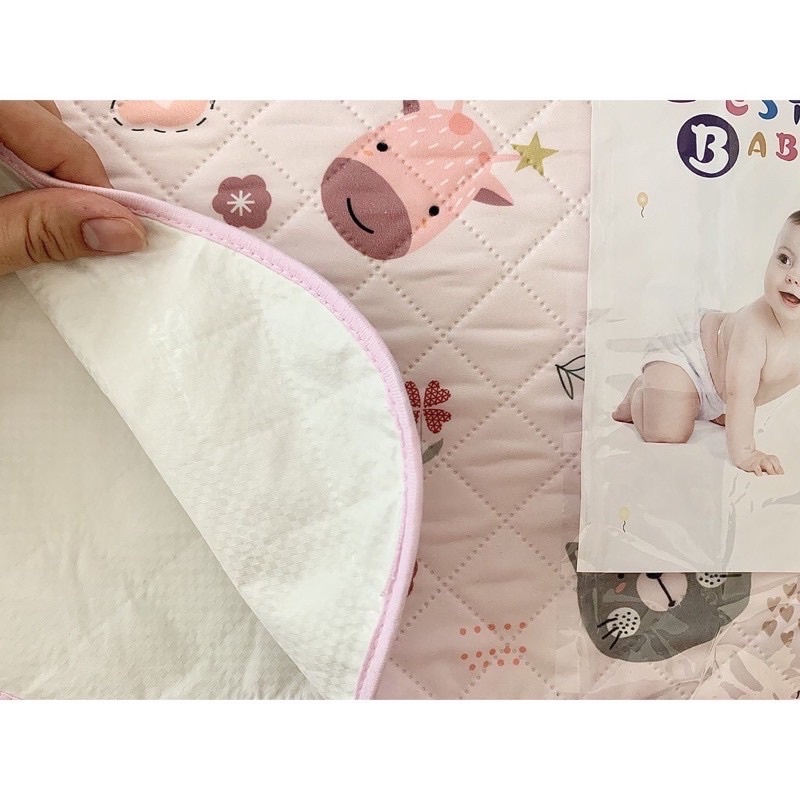 Chiếu Lót Chống Thấm 3 Lớp Baby Pilch Cho Bé