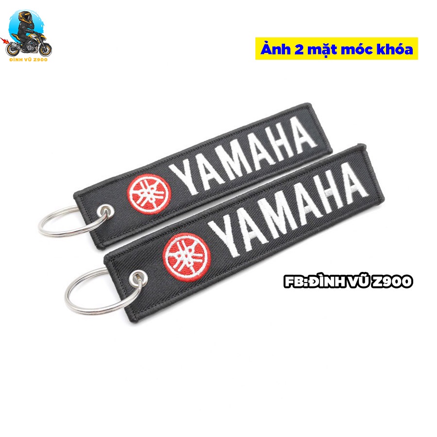 Móc khóa vải thêu logo các hãng xe phân khối lớn cực DÀY DẶN, SẮC NÉT và ĐẸP