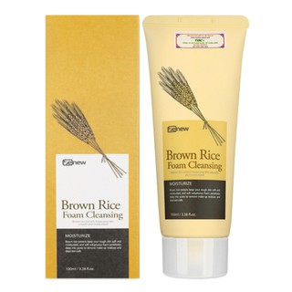 Sữa rửa mặt gạo sạch bã nhờn, sáng da, sạch mụn Benew Brown Rice Foam Cleansing 100ml