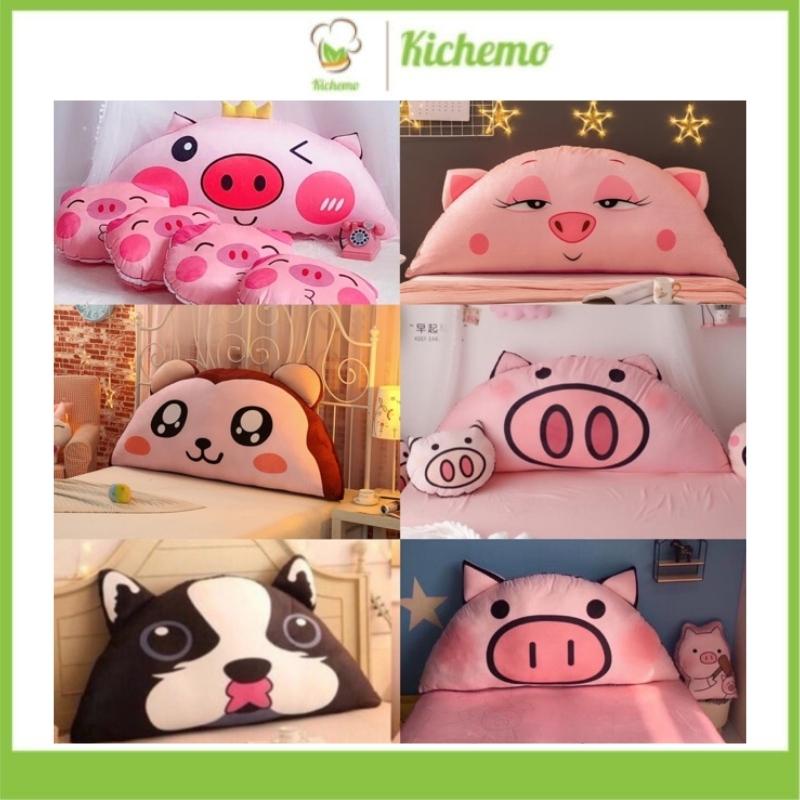 Gối tựa kê đầu giường nhiều màu sắc mẫu mã