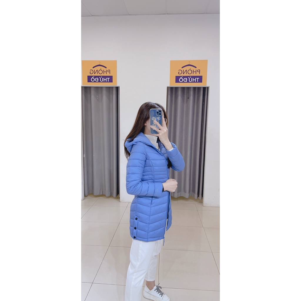 Áo Phao Nữ YODY Dáng Dài Siêu Nhẹ Siêu Ấm, Áo Khoác Nữ Có Mũ PHN4002 | BigBuy360 - bigbuy360.vn