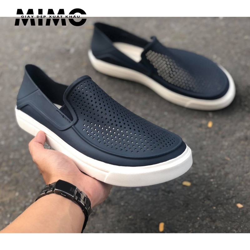 [Hàng xuất] Giày Slip on Citilane Roka, giày nhựa đi mưa siêu nhẹ êm, bền đẹp cho nam