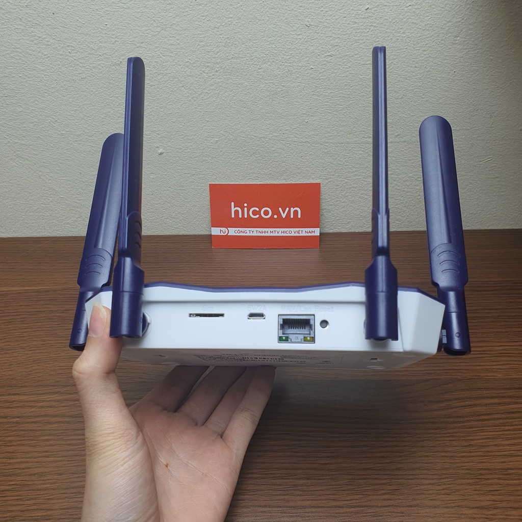 Thiết Bị Phát Wifi Từ Sim 4G, Bộ Phát Wifi 4G CPE R8C - Tốc Độ 300Mbps - Hỗ Trợ 16 User - 1 Cổng LAN - TRẮNG