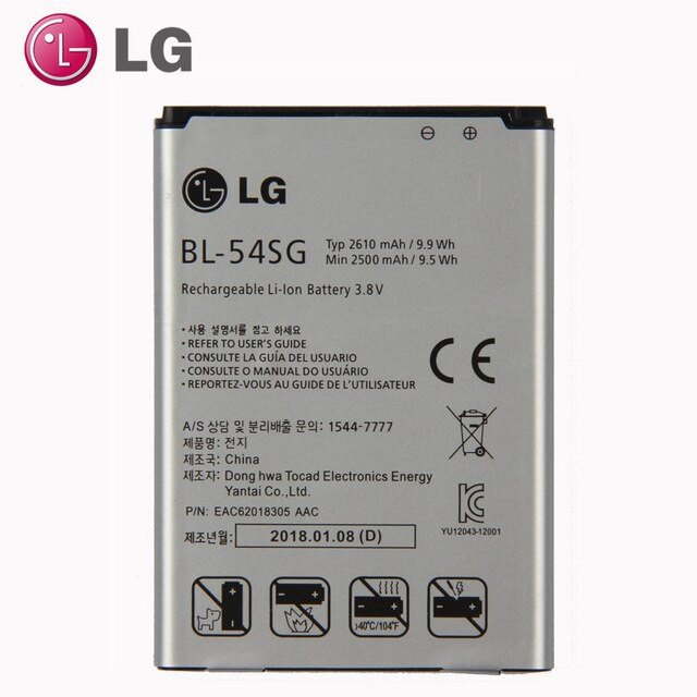 Pin LG VU3 F300, G2 F320 Hàn Quốc (BL-54SG) dung lượng 2610mAh - Hàng nhập Khẩu