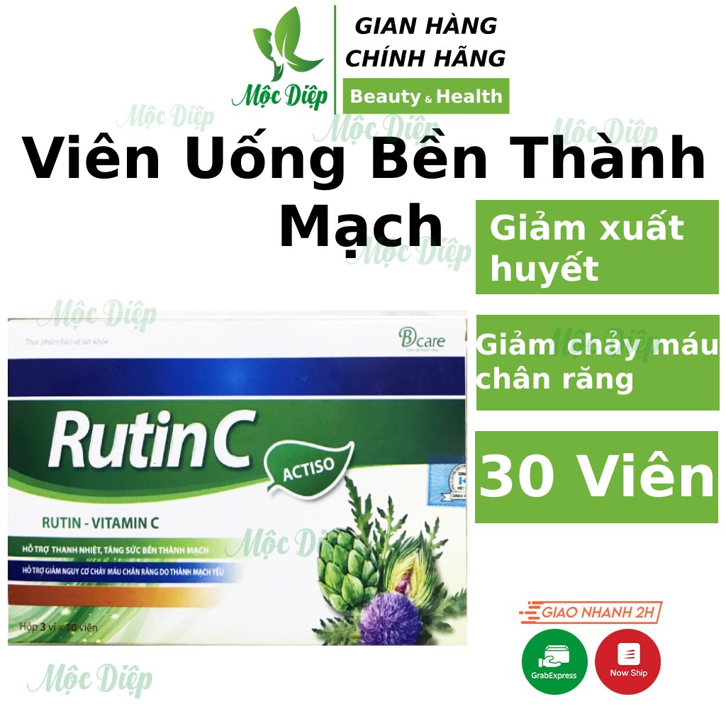 Viên uống bổ sung Vitamin C B ❤️CHÍNH HÃNG❤️Rutin C-B Complex❤️giảm xuất huyệt mạch máu, nhiệt miệng, chảy máu chân răng