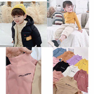 Áo trẻ em thu đông vải thun nỉ giữ nhiệt