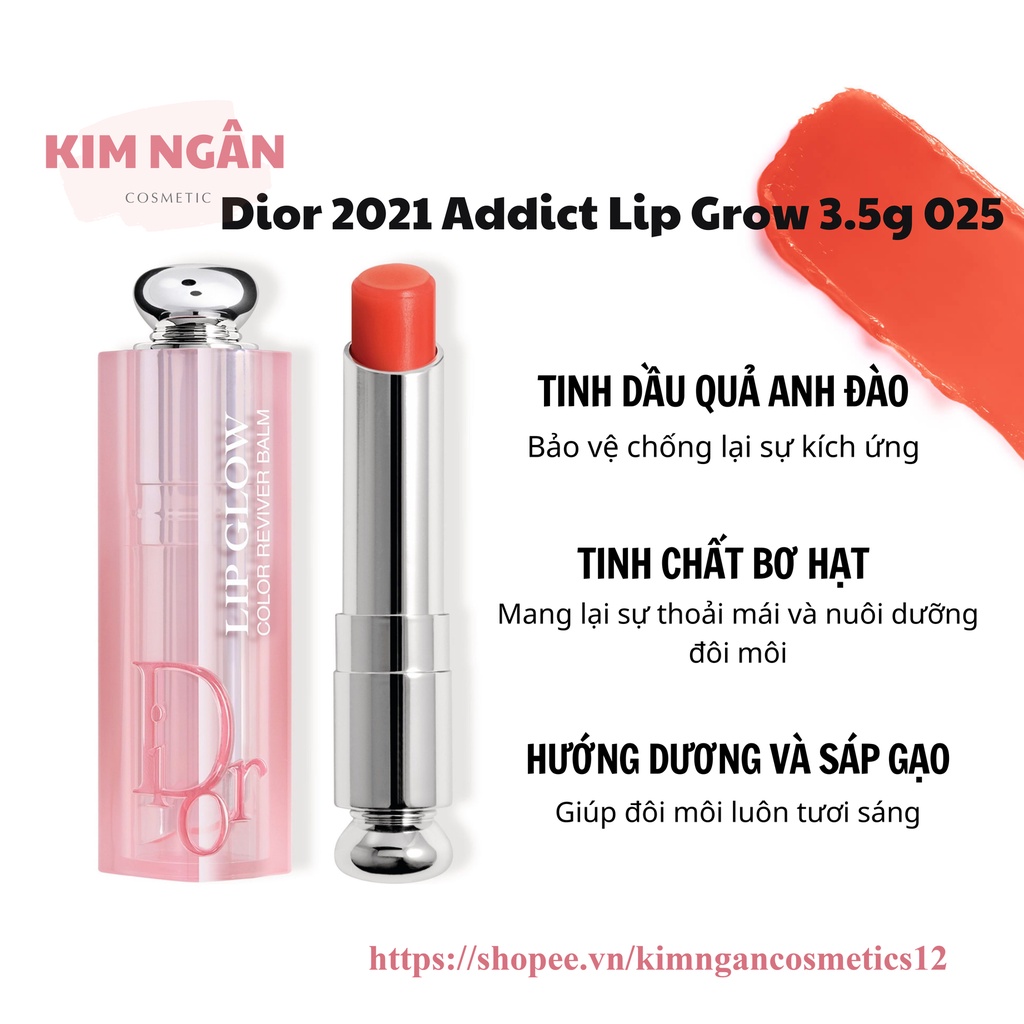 Son Dưỡng Dior 2021 Addict Lip Glow 32g 6 Màu