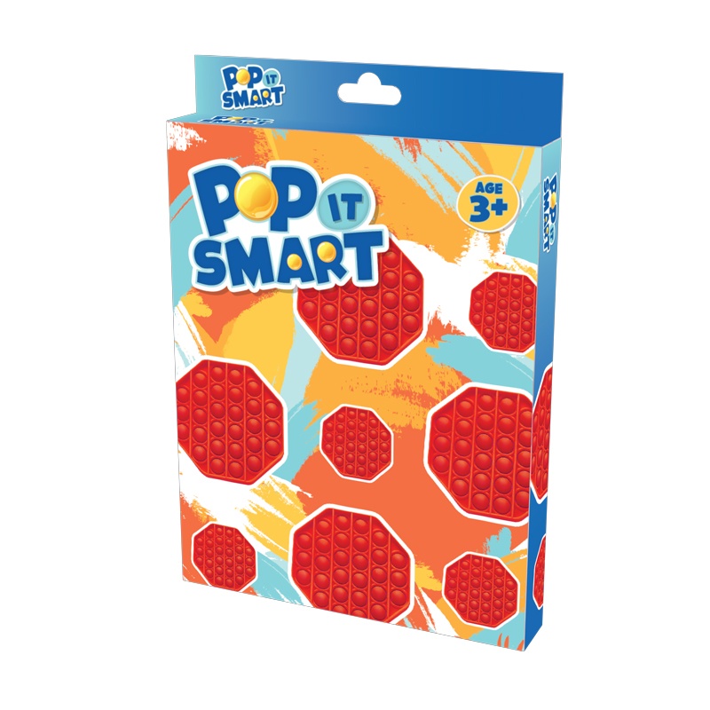 Đồ Chơi Pop It Smart Hình Bát Giác OTG/POP01/RED - Màu Đỏ